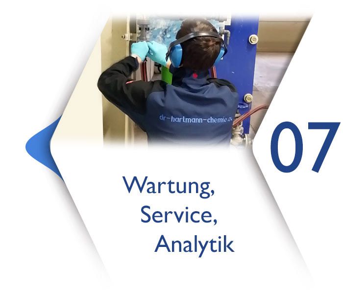 Projektablauf Dr. Hartmann Chemietechnik - 07 Wartung | Service | Analytik